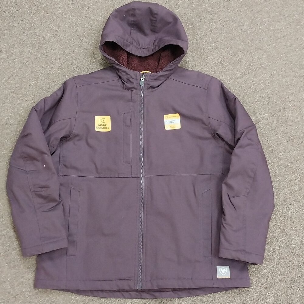 Ariat Rebar Women's DuraCanvas Insulated Jacket - Plum Perf